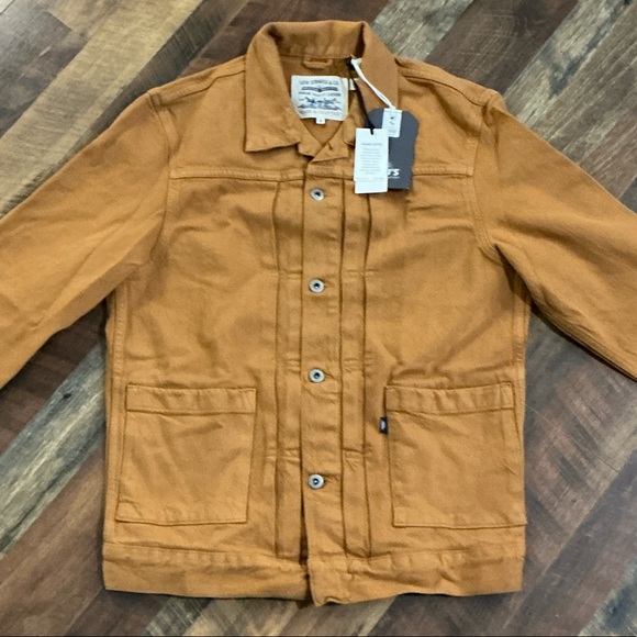 Levi’s Made & Crafted Type II Worn Trucker Jacket - Cashew - Medium NWT - Picture 4 of 10